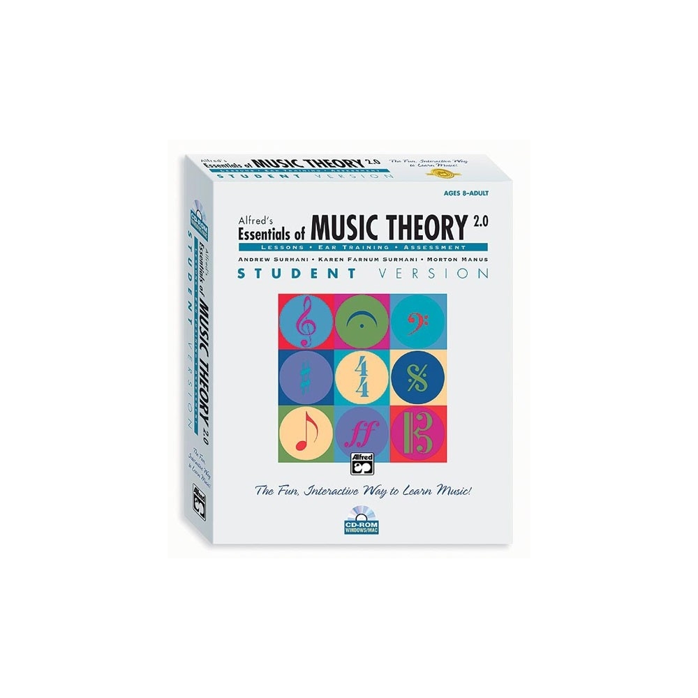 Alfred's Essentials of Music Theory: Software, Version 2.0 CD-ROM Student Version, Complete Volume