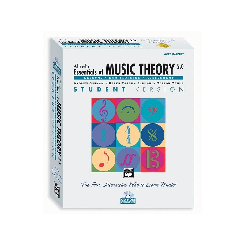 Alfred's Essentials of Music Theory: Software, Version 2.0 CD-ROM Student Version, Complete Volume