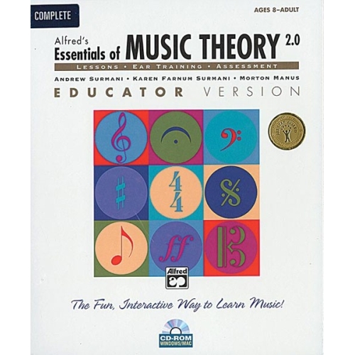 Alfred's Essentials of Music Theory: Software, Version 2.0 CD-ROM Educator Version, Complete Volume