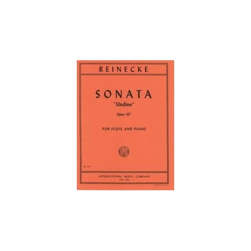 Reinecke Sonata Undine Opus 167 for Flute and Piano