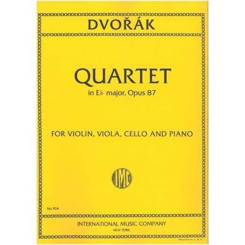 Dvorak, Antonin - Piano Quartet in Eb Opus 87