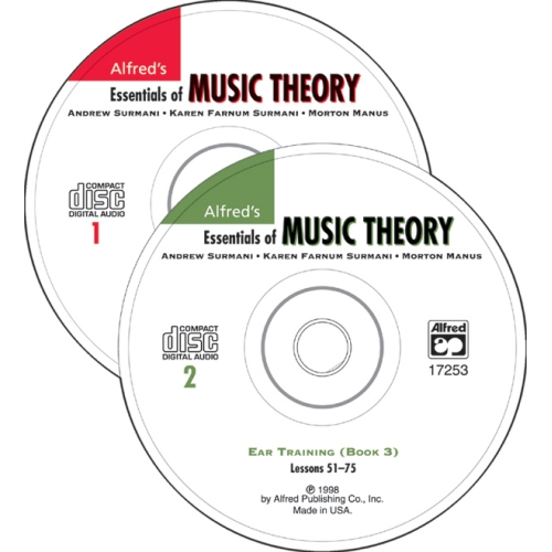 Alfred's Essentials of Music Theory: Ear Training CDs 1 & 2 Combined (for Books 1-3)