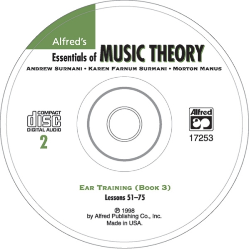 Alfred's Essentials of Music Theory: Ear Training CD 2 (for Book 3)