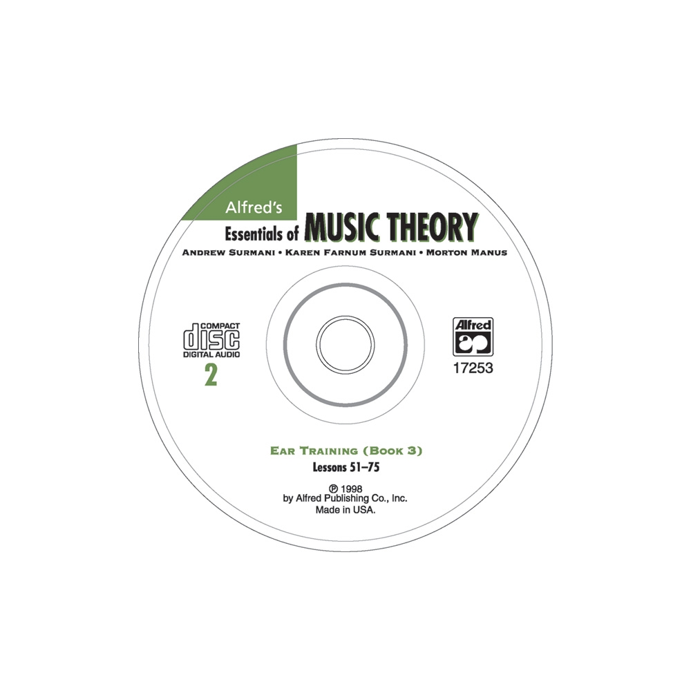 Alfred's Essentials of Music Theory: Ear Training CD 2 (for Book 3)