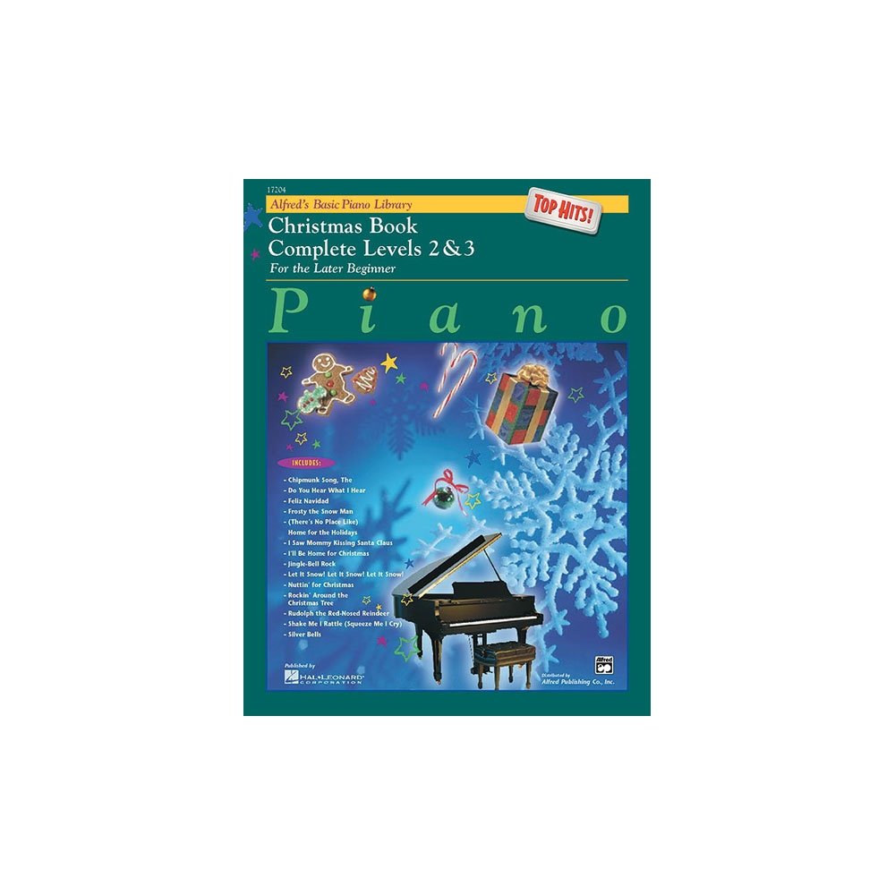 Alfred's Basic Piano Library: Top Hits! Christmas Book Complete 2 & 3