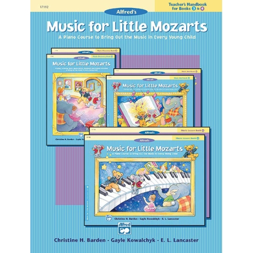 Music for Little Mozarts: Teacher's Handbook for Books 3 & 4