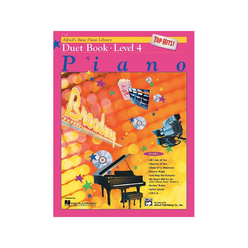 Alfred's Basic Piano Library Top Hits Duet 4