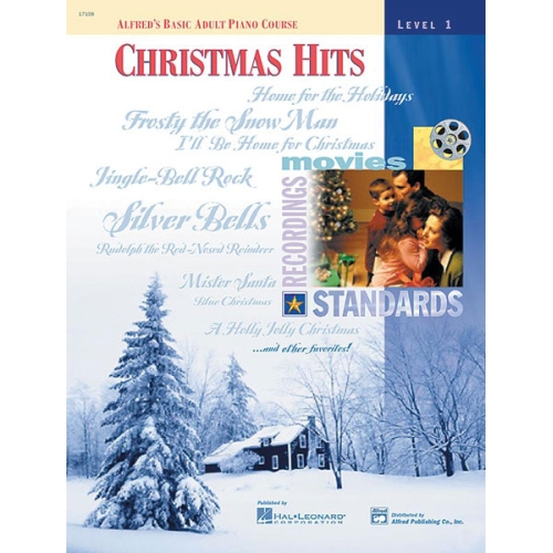 Alfred's Basic Adult Piano Course: Christmas Hits Book 1