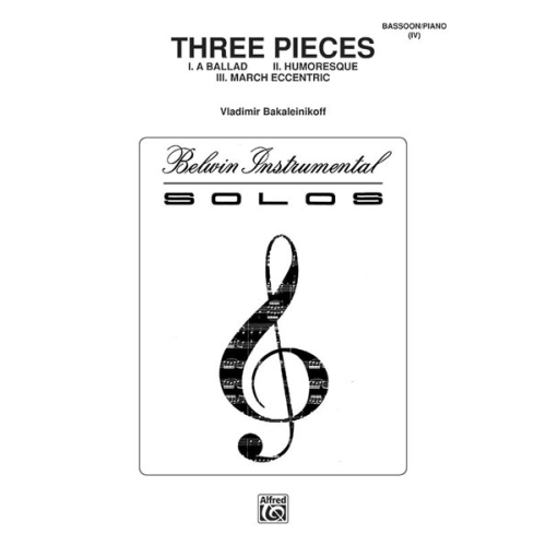 Three Pieces (Ballad, Humoresque, March Eccentric)