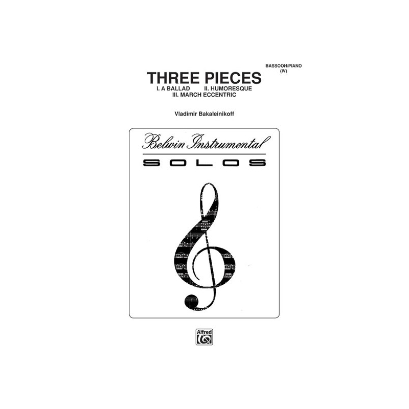 Three Pieces (Ballad, Humoresque, March Eccentric)