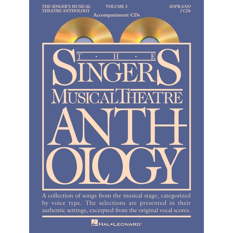 Singer's Musical Theatre Anthology – Volume 3 (Soprano) CDs only