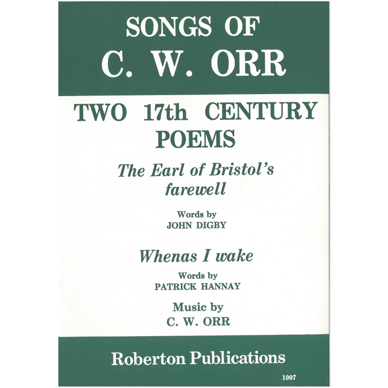 Orr, C W - Two 17th Century Poems
