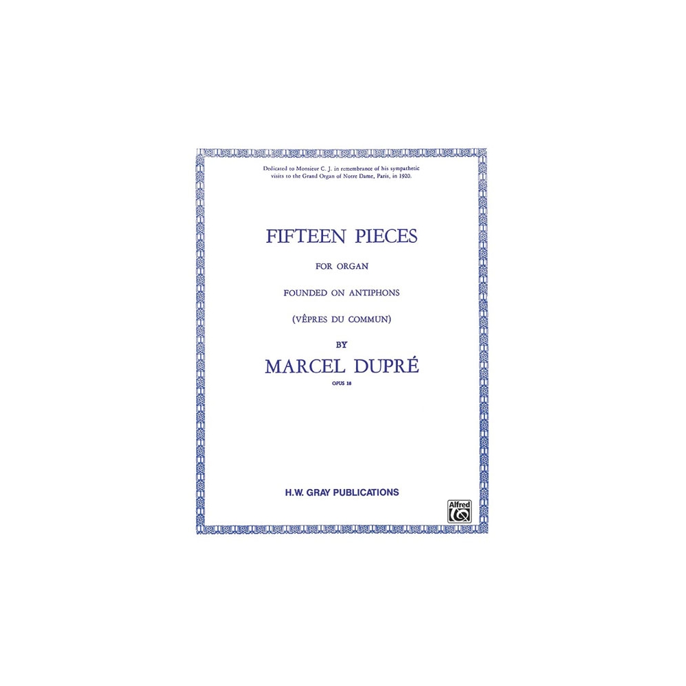 Dupré, Marcel - Pieces(15) Vepres Du Commun