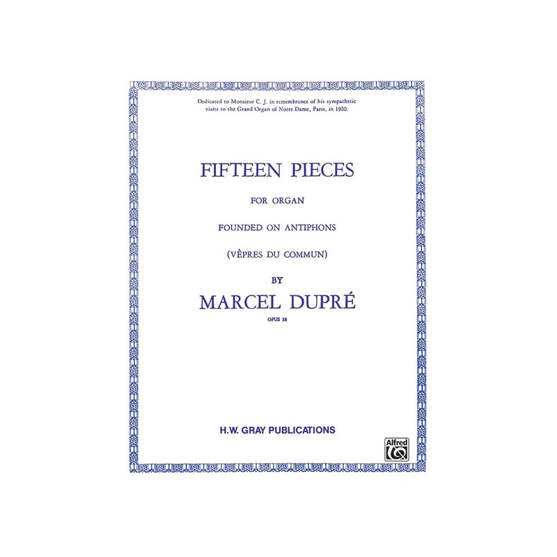 Fifteen Pieces (Vepres du Commun), Opus 18 (Complete)