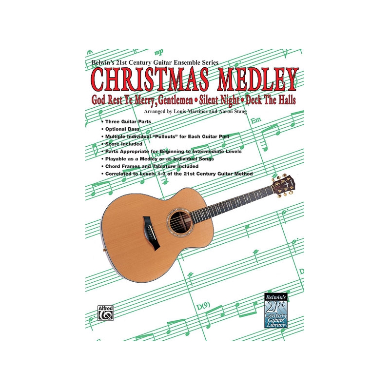 Belwin's 21st Century Guitar Ensemble Series: Christmas Medley