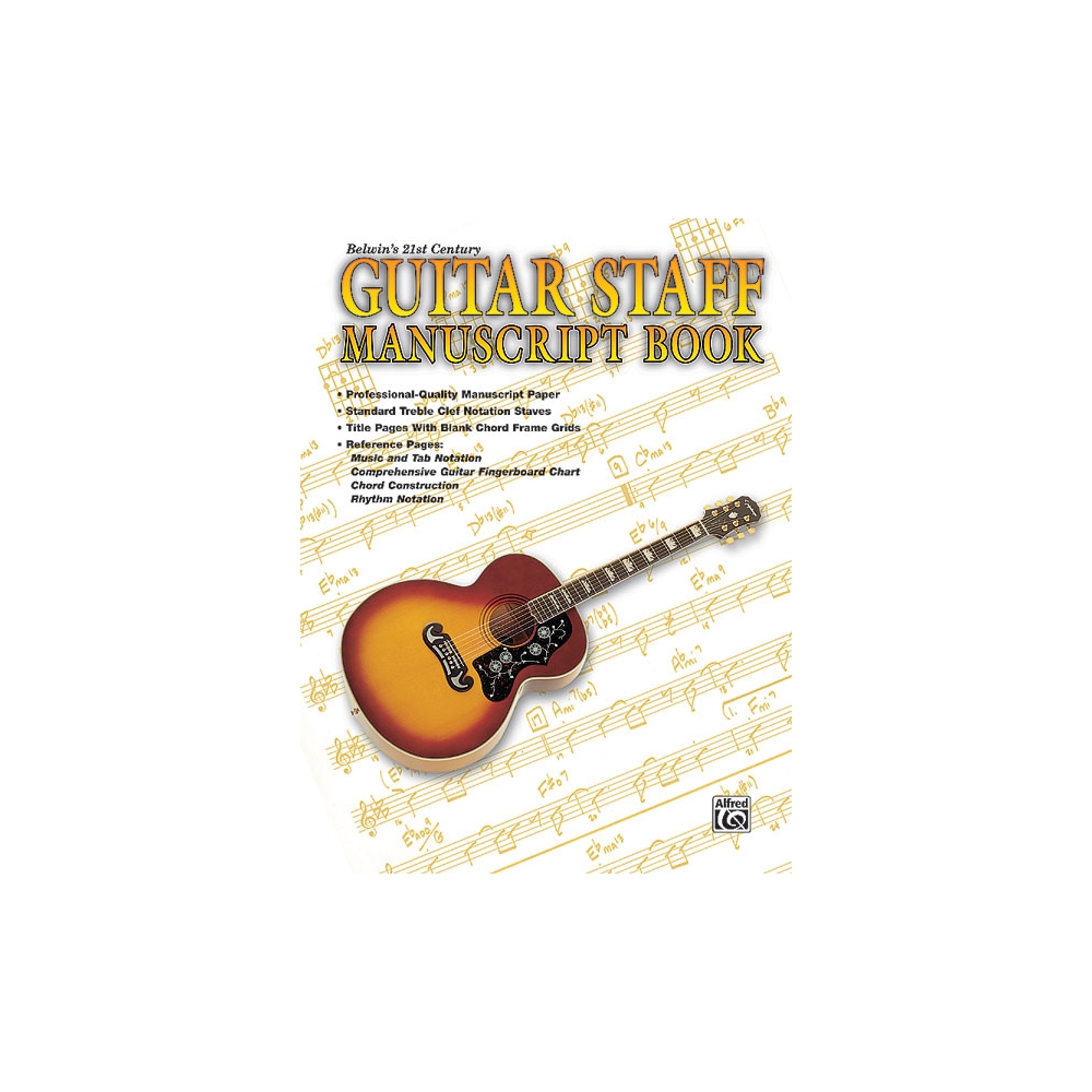 21st Century Guitar Staff Manuscript Book