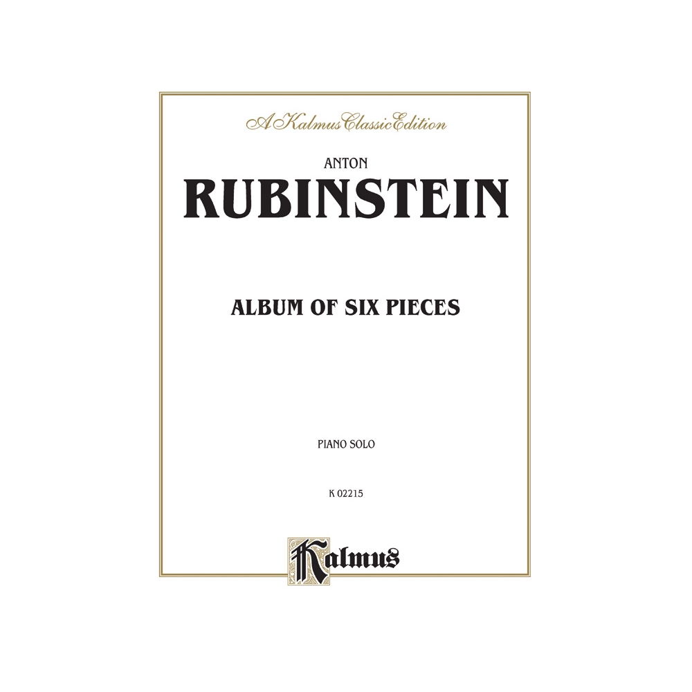 Rubinstein, Anton - Album of Six Pieces