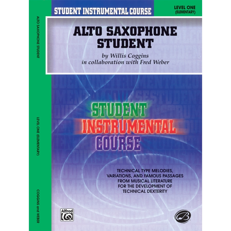 Coggins, Willis - Student Instr. Course: Alto Sax Student, Level I