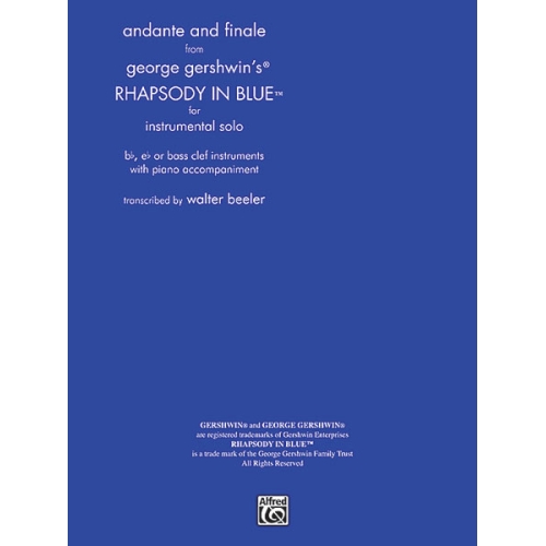 Andante & Finale/Rhapsody In Blue(Bb/Eb)
