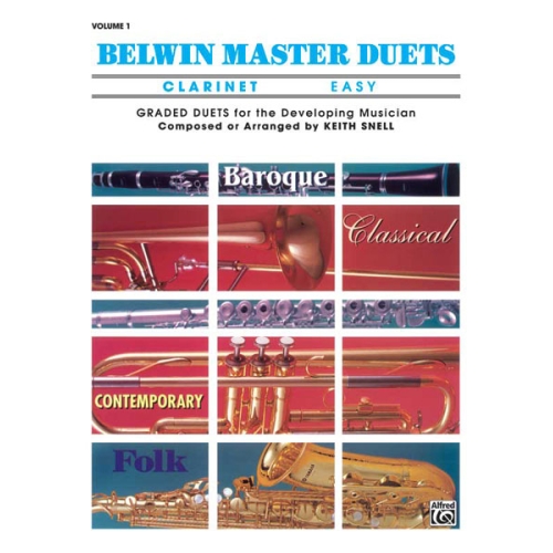Belwin Master Duets (Clarinet), Easy Volume 1