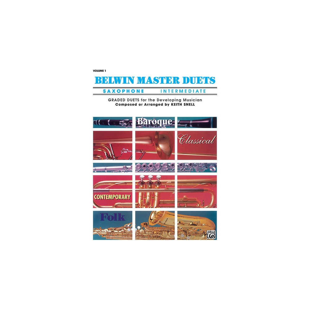 Belwin Master Duets (Saxophone), Intermediate Volume 1