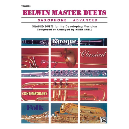 Snell, Keith - Belwin Master Duets (Saxophone), Advanced Volume 2