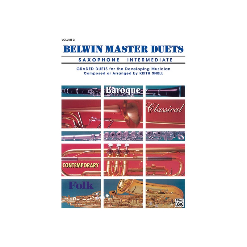 Belwin Master Duets (Saxophone), Intermediate Volume 2