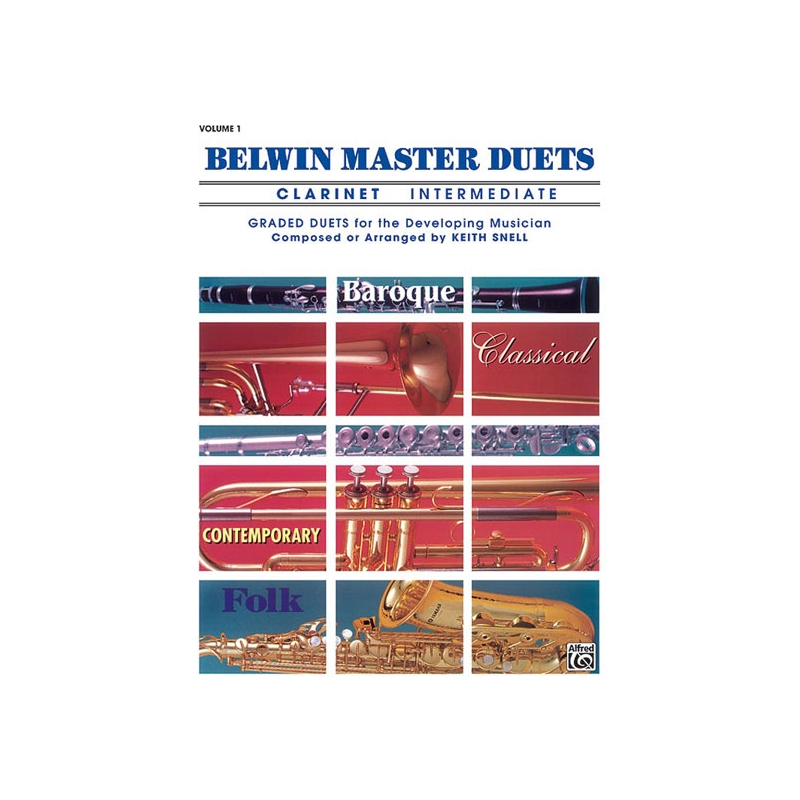 Snell, Keith - Belwin Master Duets-Clarinet, Intermediate Vol. 1