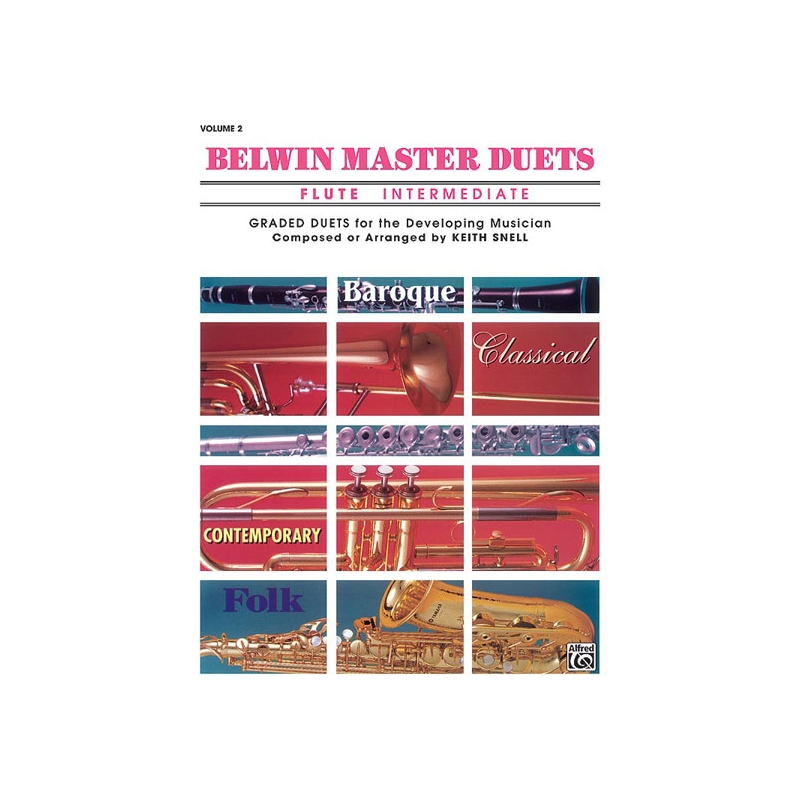 Snell, Keith - Belwin Master Duets (Flute), Intermediate Volume 2