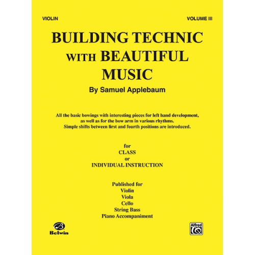 Building Technic With Beautiful Music, Book III