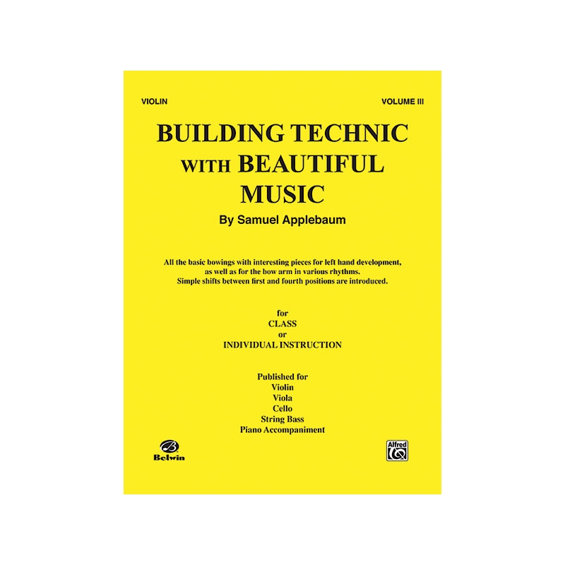 Building Technic With Beautiful Music, Book III