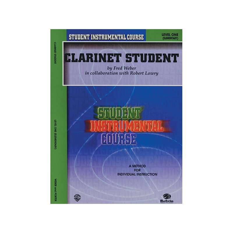 Weber, Fred - Student Instr. Course: Clarinet Student Level I