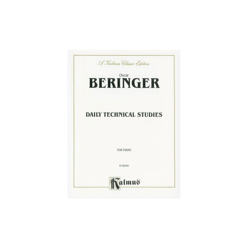 Beringer, Oscar - Daily Technical Studies for Piano