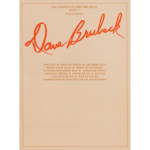 The Genius of Dave Brubeck, Book 1