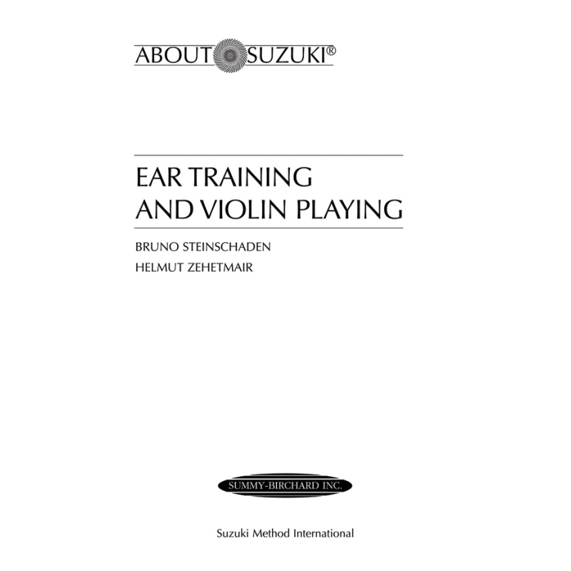 Steinschaden & Zehetmair - Ear Training and Violin Playing