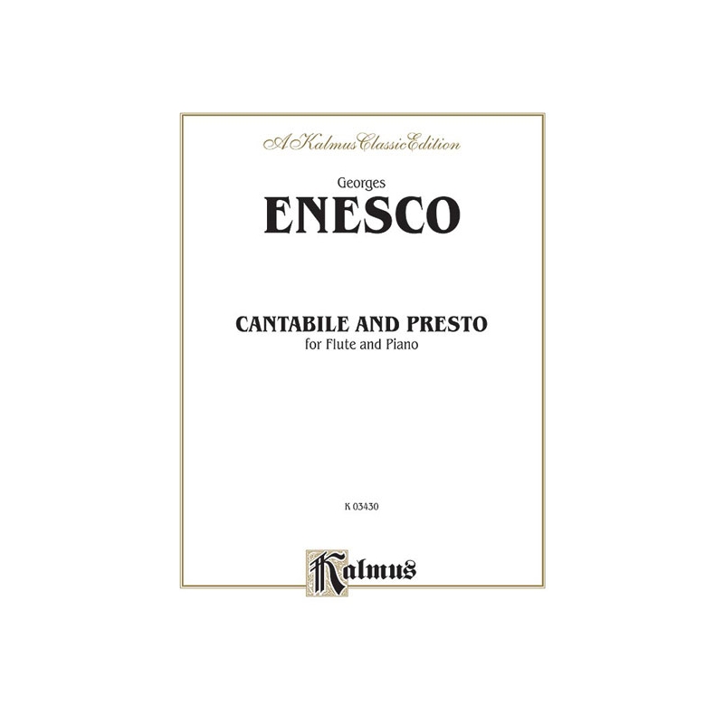 Enesco, Georges - Cantabile and Presto