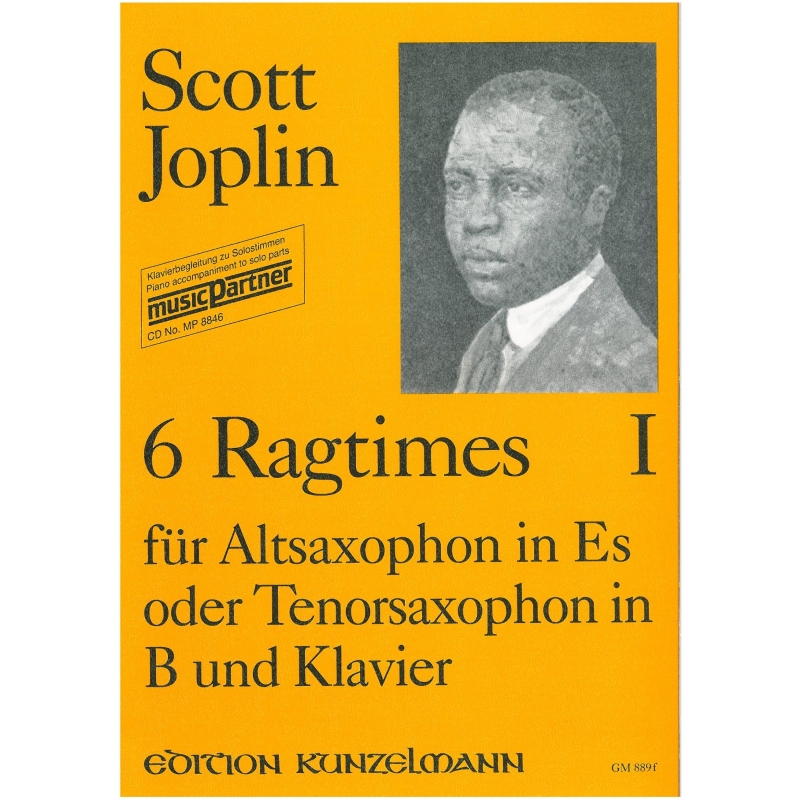 Joplin, Scott - 6 Ragtimes Für Saxophon und Klavier - Band I