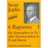 Joplin, Scott - 6 Ragtimes Für Saxophon und Klavier - Band I