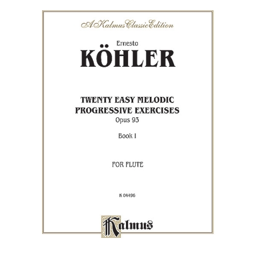 Twenty Easy Melodic Progressive Exercises, Opus 93, Book I