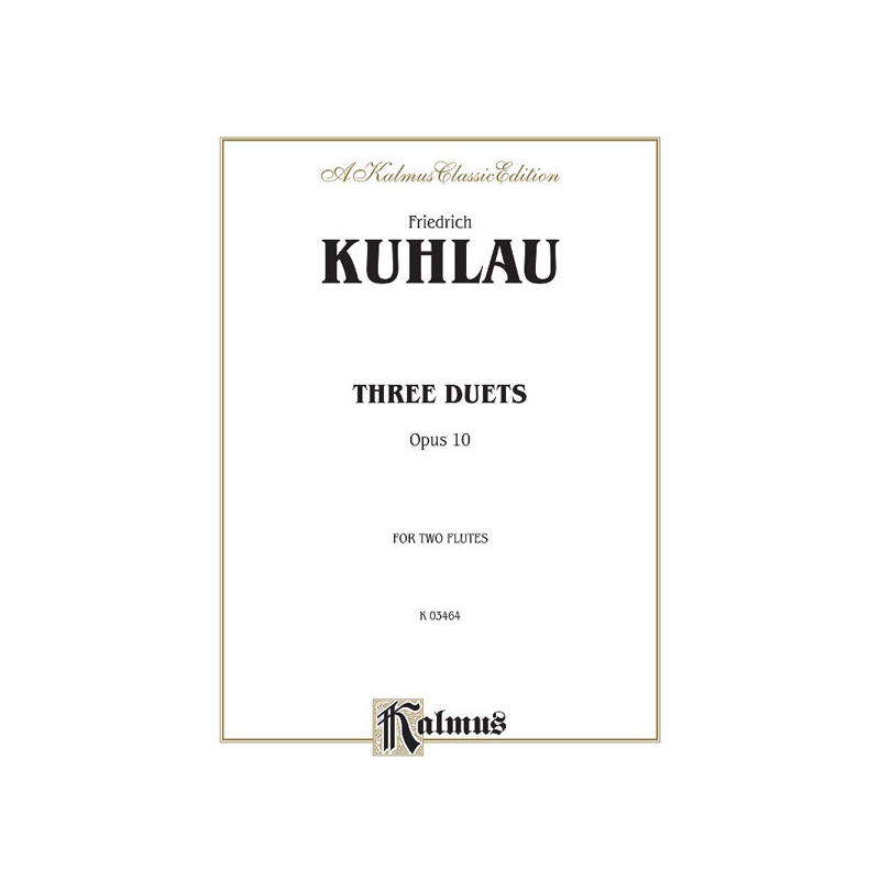 Three Duets for Two Flutes, Opus 10