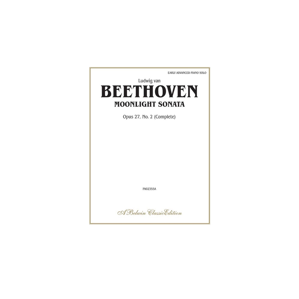 Beethoven, Ludwig - Moonlight Sonata Op. 27 No. 2