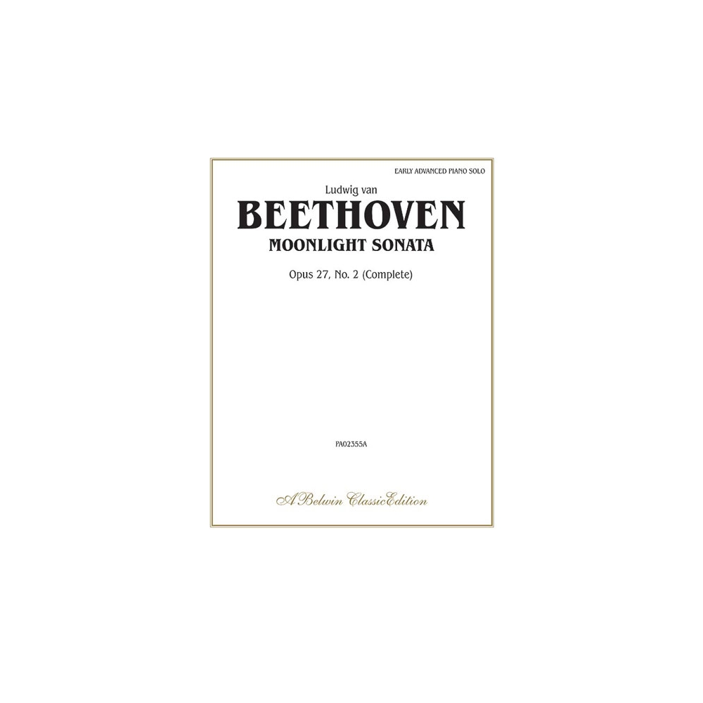 Beethoven: Moonlight Sonata, Opus 27, No. 2 (Complete)