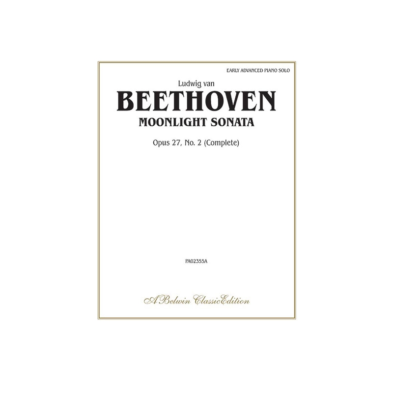 Beethoven, Ludwig - Moonlight Sonata Op. 27 No. 2