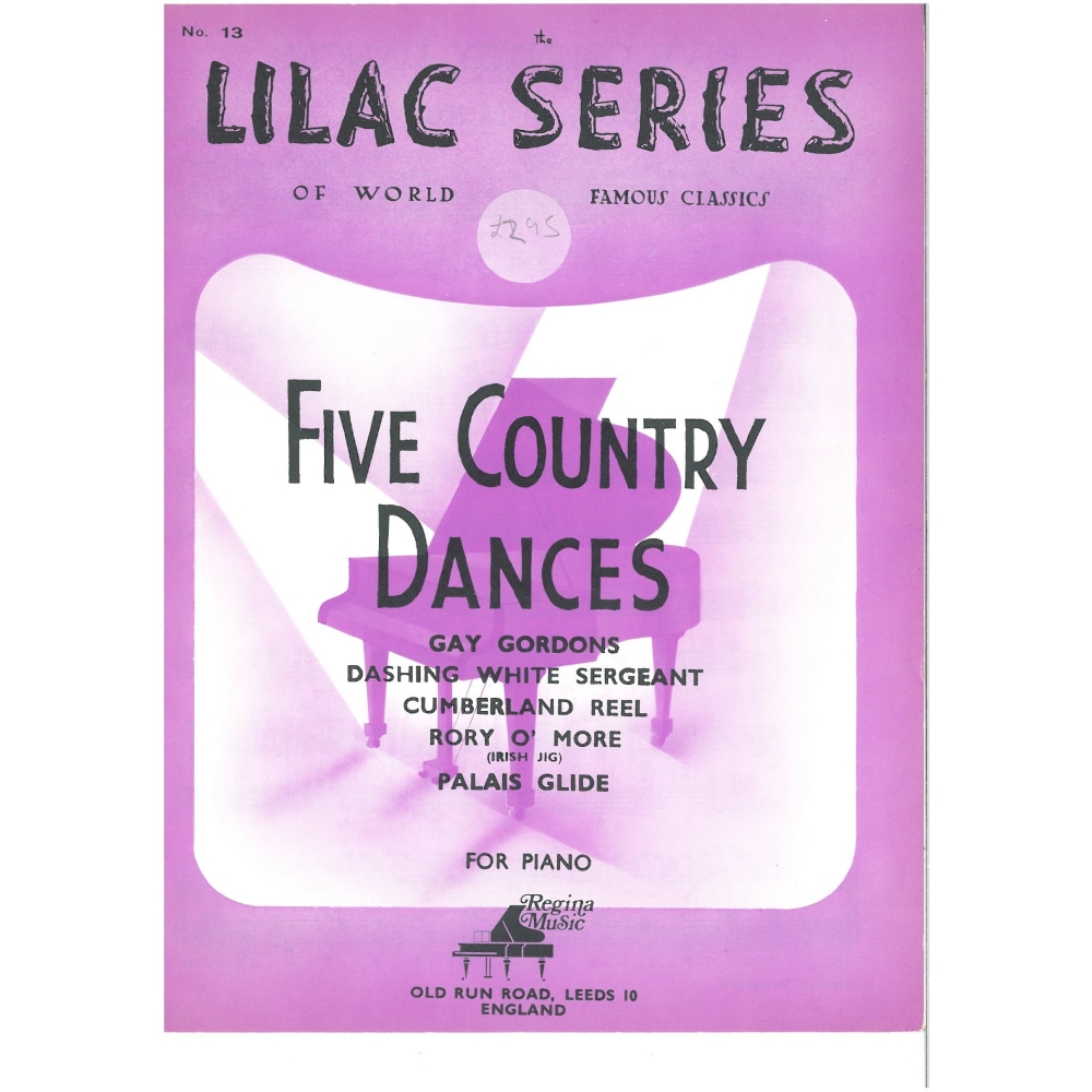 Five Country Dances for Piano Solo