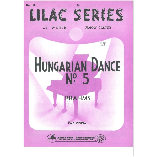 Brahms, Johannes - Hungarian Dance Number Five