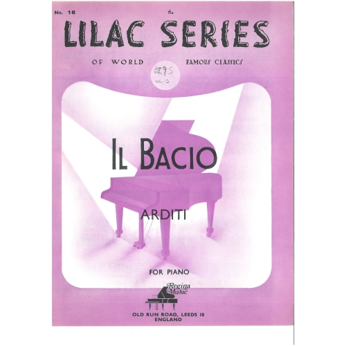 Arditi - Il Bacio (The Kiss) for Piano Solo