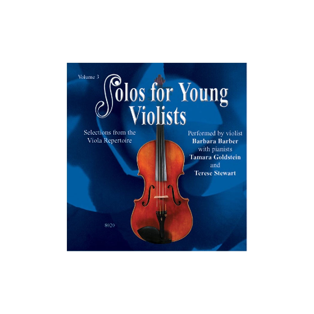 Solos for Young Violists CD, Volume 3