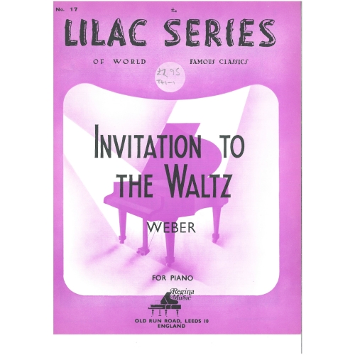 Weber, C M von - Invitation to the Waltz
