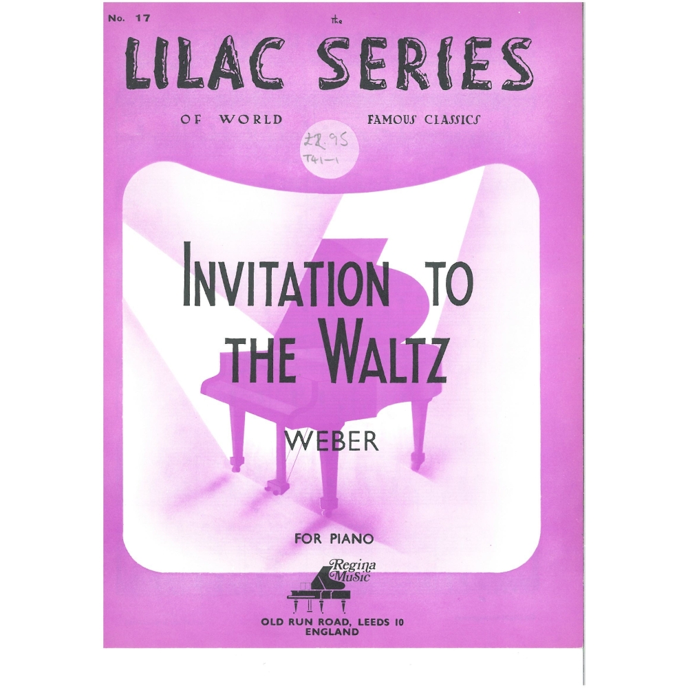 Weber, C M von - Invitation to the Waltz