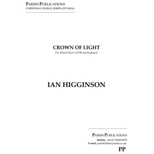 Higginson, Ian - Crown of Light (SATB & Keyboard)